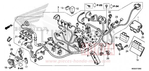 WIRE HARNESS NC700SD de 2013